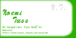 noemi tuss business card